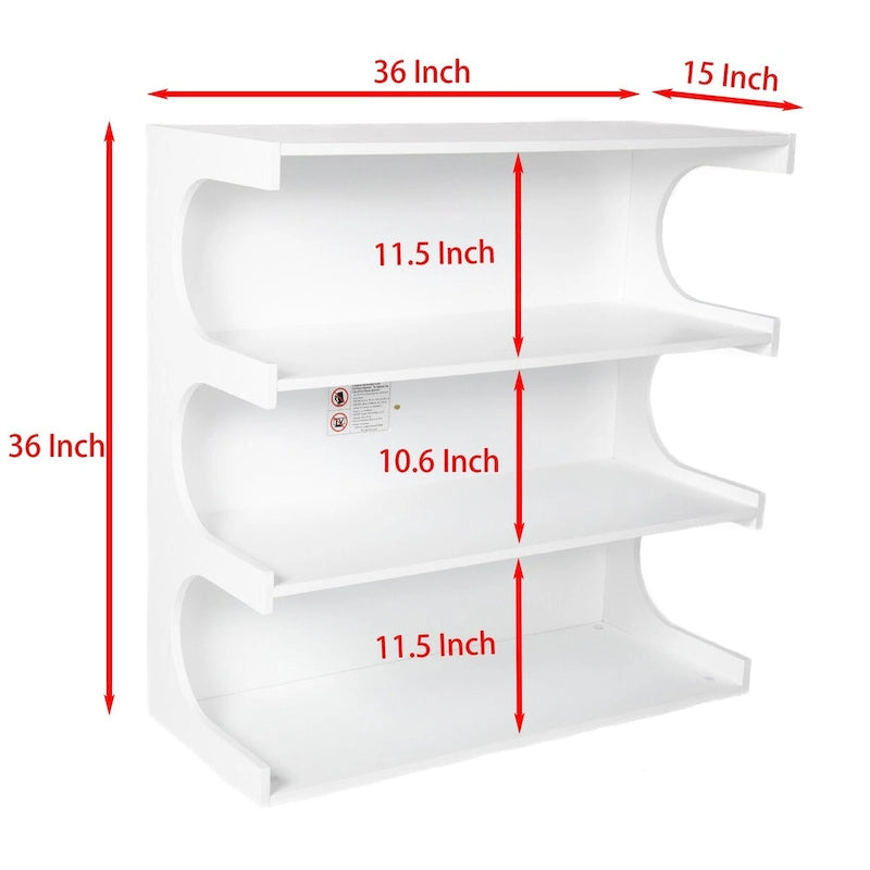 Scaffale libreria bianco a 4 ripiani e tavolino da caffè multifunzionale, libreria da terra per mobili creativi, scaffali portaoggetti organizzatori minimalisti