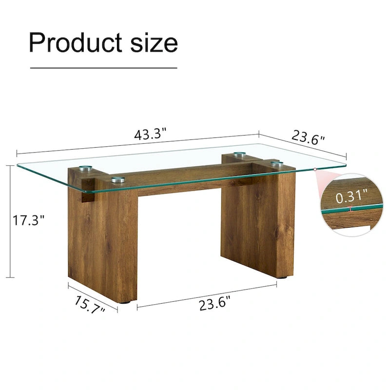Tavolino da caffè moderno minimalista