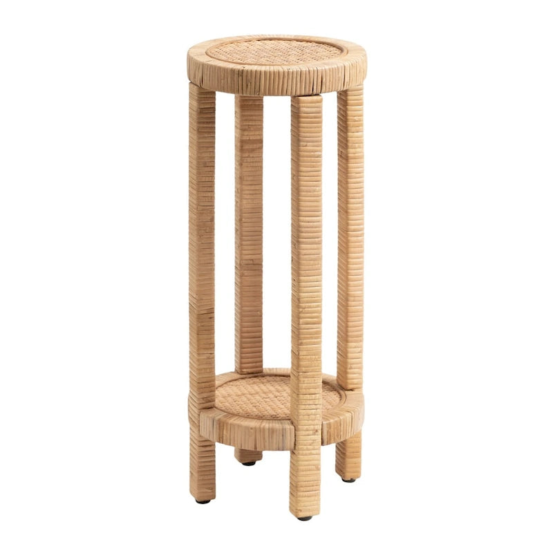 Tavolino da bibita in rattan Kate and Laurel Rafina - 9x9x22