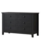 Cassettiera Comò Mobile Bar Mobile Laterale, Credenza, Struttura in Legno Massello, Pannello della porta in Plastica, Maniglia a Conchiglia Retrò