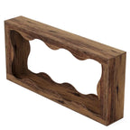 Tavolino/consolle da divano a 2 ripiani in legno per ingresso/soggiorno