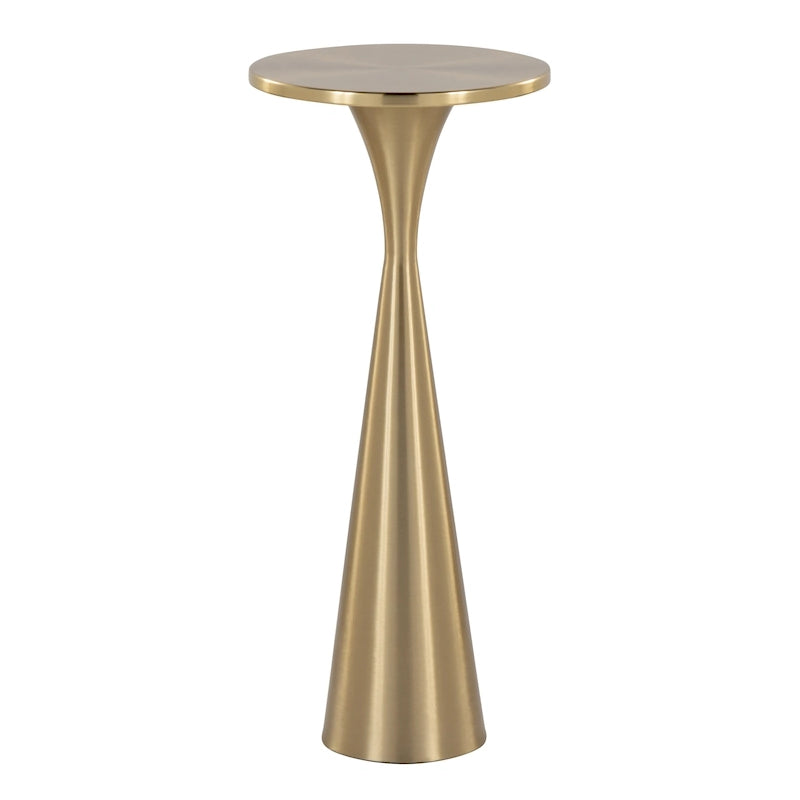 Tavolino in metallo Silver Orchid Monroe 22