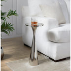 Tavolino in metallo Silver Orchid Monroe 22
