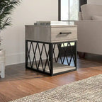 Table d'appoint industrielle City Park avec tiroir