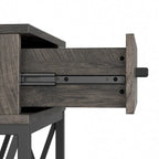 Table d'appoint industrielle City Park avec tiroir