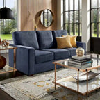 Roros Fabric Upholstered Square Arm Sofa by iNSPIRE Q Classic