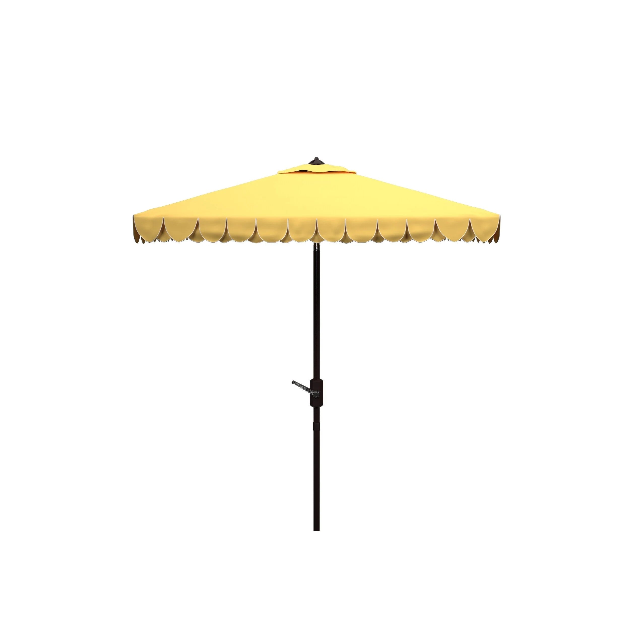 Outdoor Kjerstin Valance 9Ft Double Top Umbrella