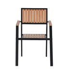 7-Piece Outdoor Extendable Dining Set with Extendable Table and 6 Armrest Chair