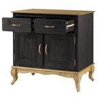 Credenza in legno verde