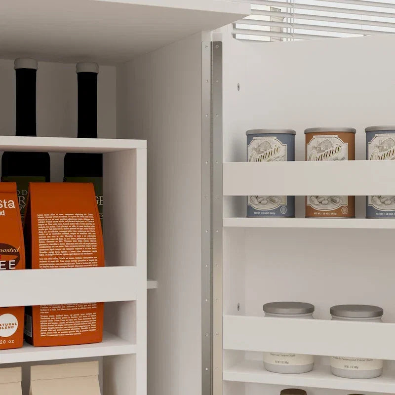 Versatile Kitchen Organizer: Compact 31.5  Cabinet with Smart Storage