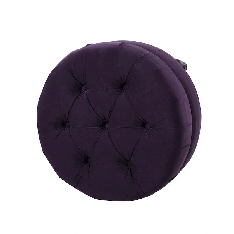 Tufted Round Ottoman