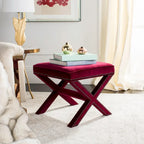 SAFAVIEH Shavonne X-Bench Ottoman