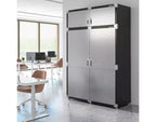 Seville Classics UltraHD 2-Piece Extra-Wide Storage Cabinet Set, 60 x 24