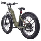 GOTRAX Adult Fat Tire 26 Step Through Electric Hybrid Bike - Green