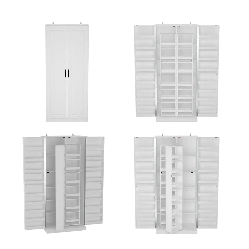 Versatile Kitchen Organizer: Compact 31.5  Cabinet with Smart Storage