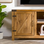 Meuble TV avec porte de grange Middlebrook Firebranch 58 pouces