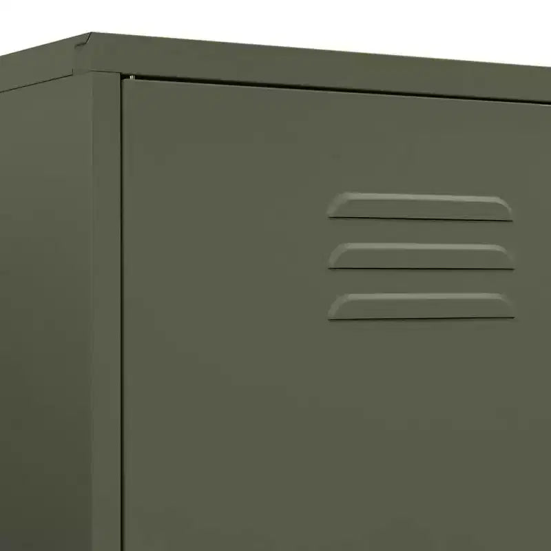 vidaXL Wardrobe Olive Green 35.4x19.7x70.9 Steel