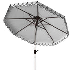 Outdoor Kjerstin Valance 9Ft Double Top Umbrella