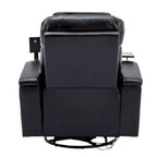 Fauteuil inclinable motorisé de cinéma maison multifonctionnel pivotant à 270°