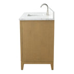 Vanity Art Bathroom Vanity with Ceramic Sink and Engineered Marble Top