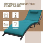 Set di 3 Chaise Lounge da Esterno Kullavik