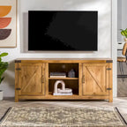 Meuble TV avec porte de grange Middlebrook Firebranch 58 pouces