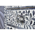 Meuble d'appoint incrusté d'os Firoz de Steve Silver