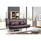 Lionel Faux Leather Sofa Bed