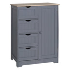 VEIKOUS Bathroom Floor Storage Cabinet with 4 Drawers