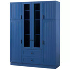 Whisen 71''H Freestanding Kitchen Storage Pantry, Large Dining Storage Cabinet Cupboard Sideboards With 6 Doors, Adjustable Shelves