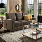 Roros Fabric Upholstered Square Arm Sofa by iNSPIRE Q Classic