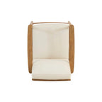 Willowbrook Outdoor Acacia Wood 4 Seater Chat Set by Christopher Knight Home
