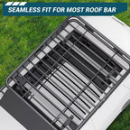 Universal Roof Rack Basket  Rooftop Cargo Carrier with Extension, Black, for SUV, 250 lbs Capacity
