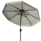 Outdoor Kjerstin Valance 9Ft Double Top Umbrella