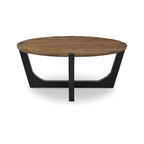 Signature Design by Ashley Hanneforth Brown/Black Coffee Table - 44W x 44D x 19H