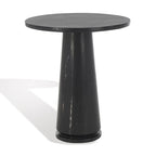 Table d'appoint ronde haute en marbre SAFAVIEH Couture Ghicu - 56 cm L x 53 cm P x 61 cm H - 21Wx21Dx24H