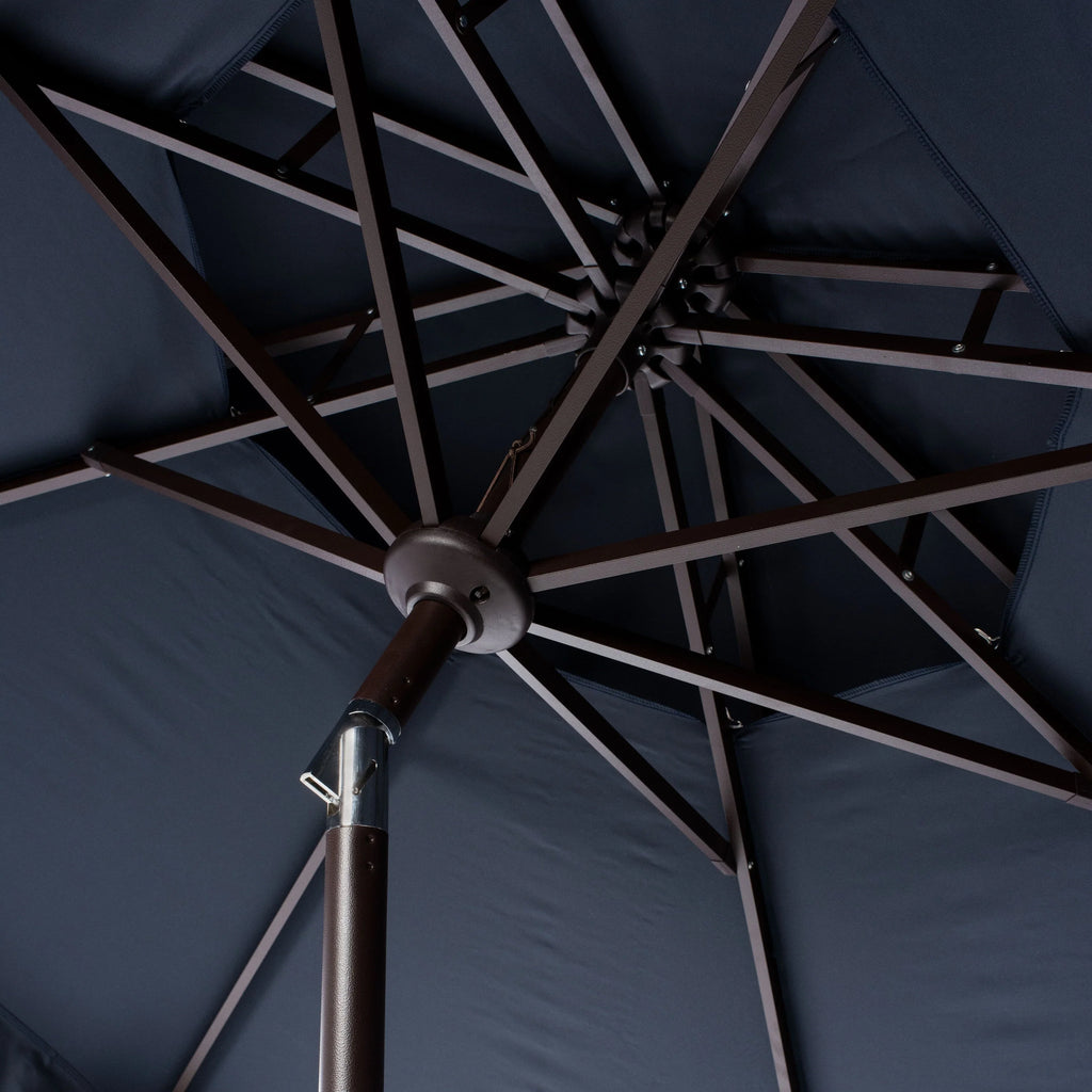 Outdoor Kjerstin Valance 9Ft Double Top Umbrella