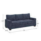 Roros Fabric Upholstered Square Arm Sofa by iNSPIRE Q Classic