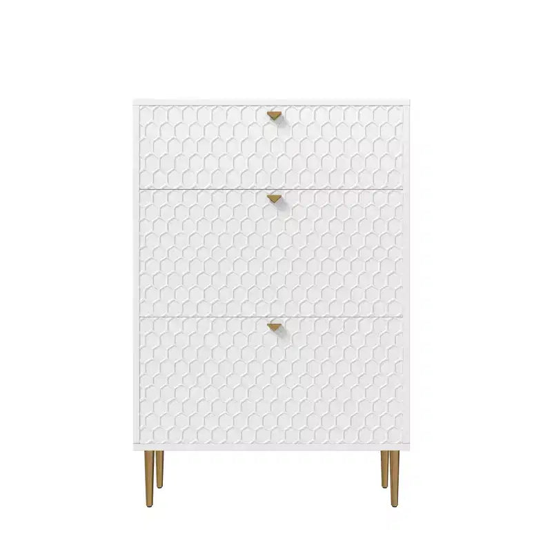 CLIHOME 24 Pair Entryway Shoe Storage Organizer Cabinet Flip Drawers Closet Shoe Rack Shelf Organizer