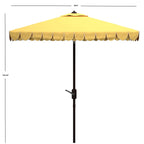 Outdoor Kjerstin Valance 9Ft Double Top Umbrella