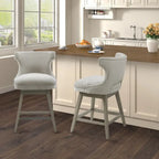 Madison Park Janet 360 degree Swivel Counter Stool