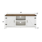 Meuble TV avec porte de grange Middlebrook Firebranch 58 pouces