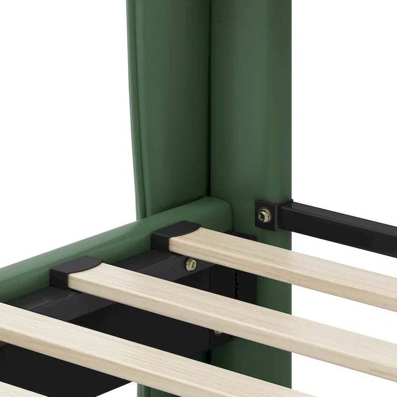 Modern Upholstered PU Leather Bed