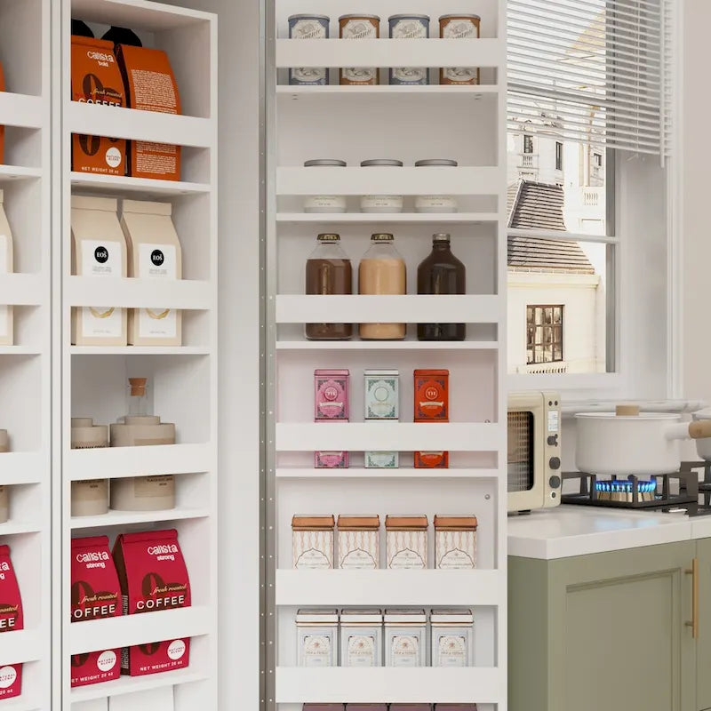 Versatile Kitchen Organizer: Compact 31.5  Cabinet with Smart Storage