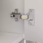 Hitow Armoire Double Drawer Mirrored Door Closet Zoned Storage