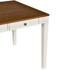 6-Piece Wooden Dining Table Set with 4 Chairs & Bench, Table with Drawer