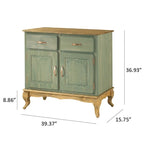 Credenza in legno verde