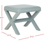 SAFAVIEH Shavonne X-Bench Ottoman