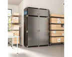 Seville Classics UltraHD 2-Piece Extra-Wide Storage Cabinet Set, 60 x 24