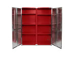 Seville Classics UltraHD 2-Piece Extra-Wide Storage Cabinet Set, 60 x 24